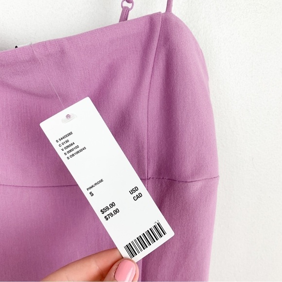 NWT Urban Outfitters Pink/Rose Purple Mini Tube Dress Sz S - Picture 8 of 11
